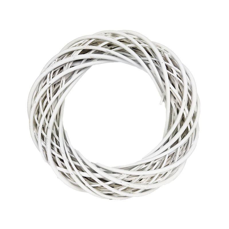 Věnec proutěný Ø 30 cm proplétaný color