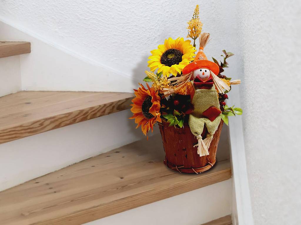 Obal kůra ∅ 20 cm dekorovaný