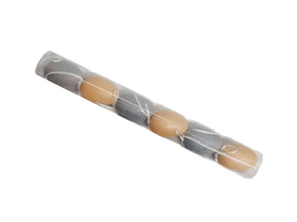 Vajíčka přízdoba 6 cm 6 ks mix tuba