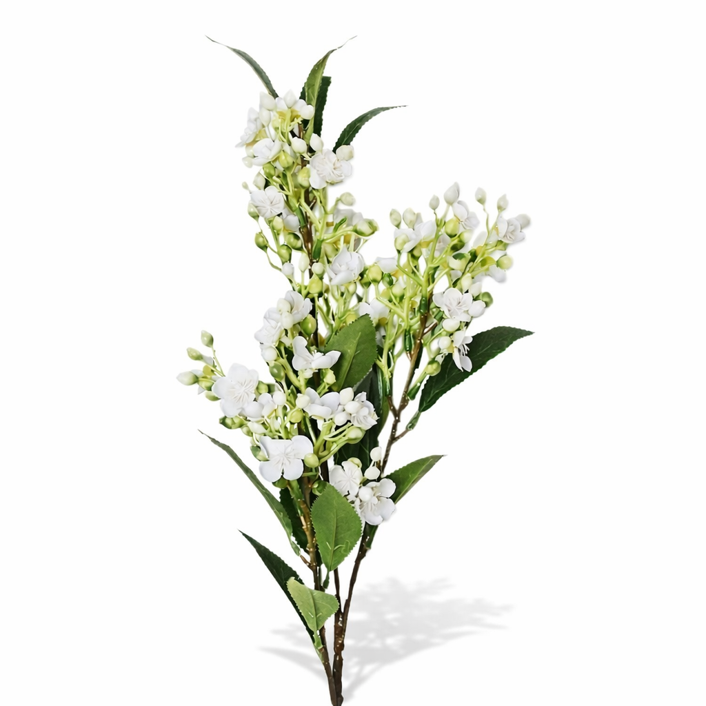 Jarní větev 64 cm bílá
