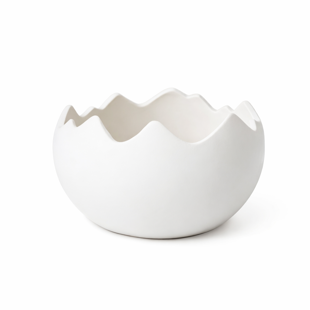 Skořápka obal keramika 17 cm ovál