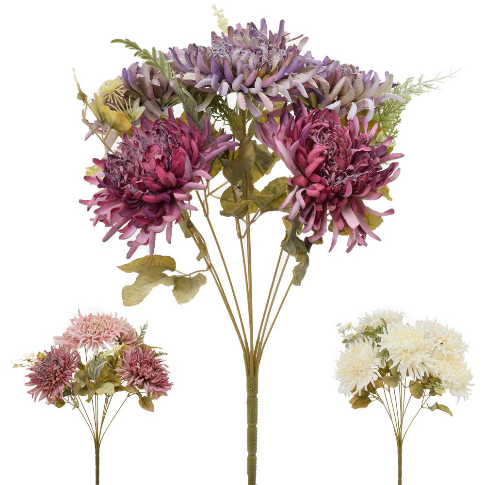 Chryzantéma 39 cm 5 květů mix barev