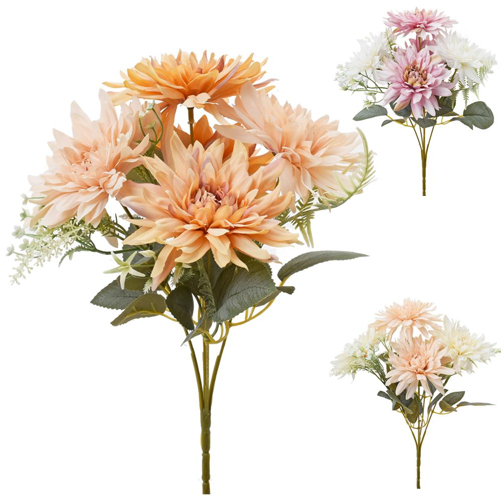 Jiřina dahlia 31 cm 5 květů mix barev