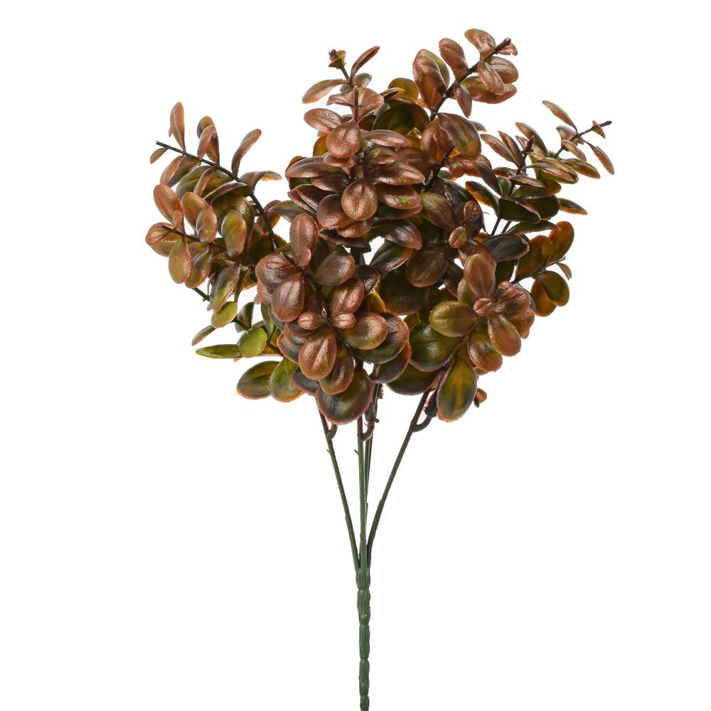Eucalyptus 34 cm metal hnědý