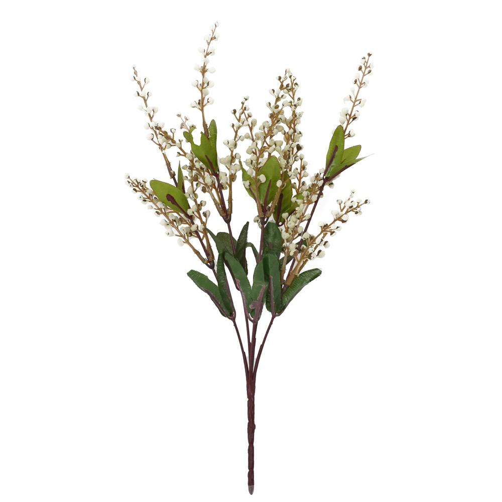 Větvička bílé bobule 51 cm