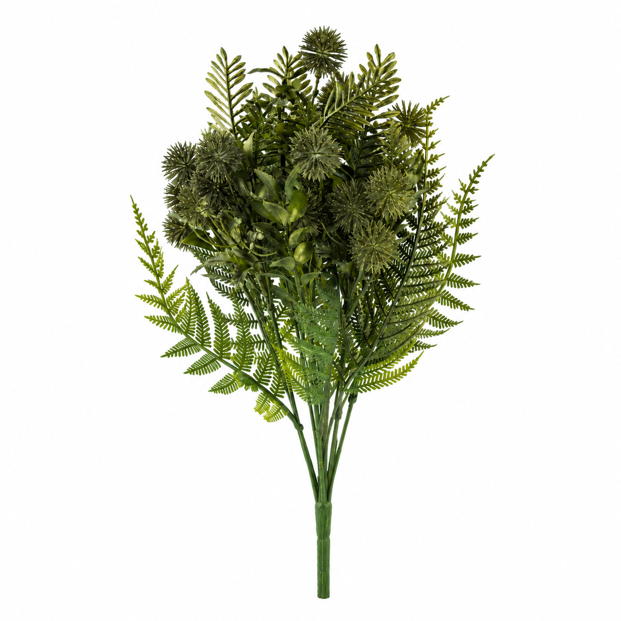 Echinops tmavězelená metal 38 cm
