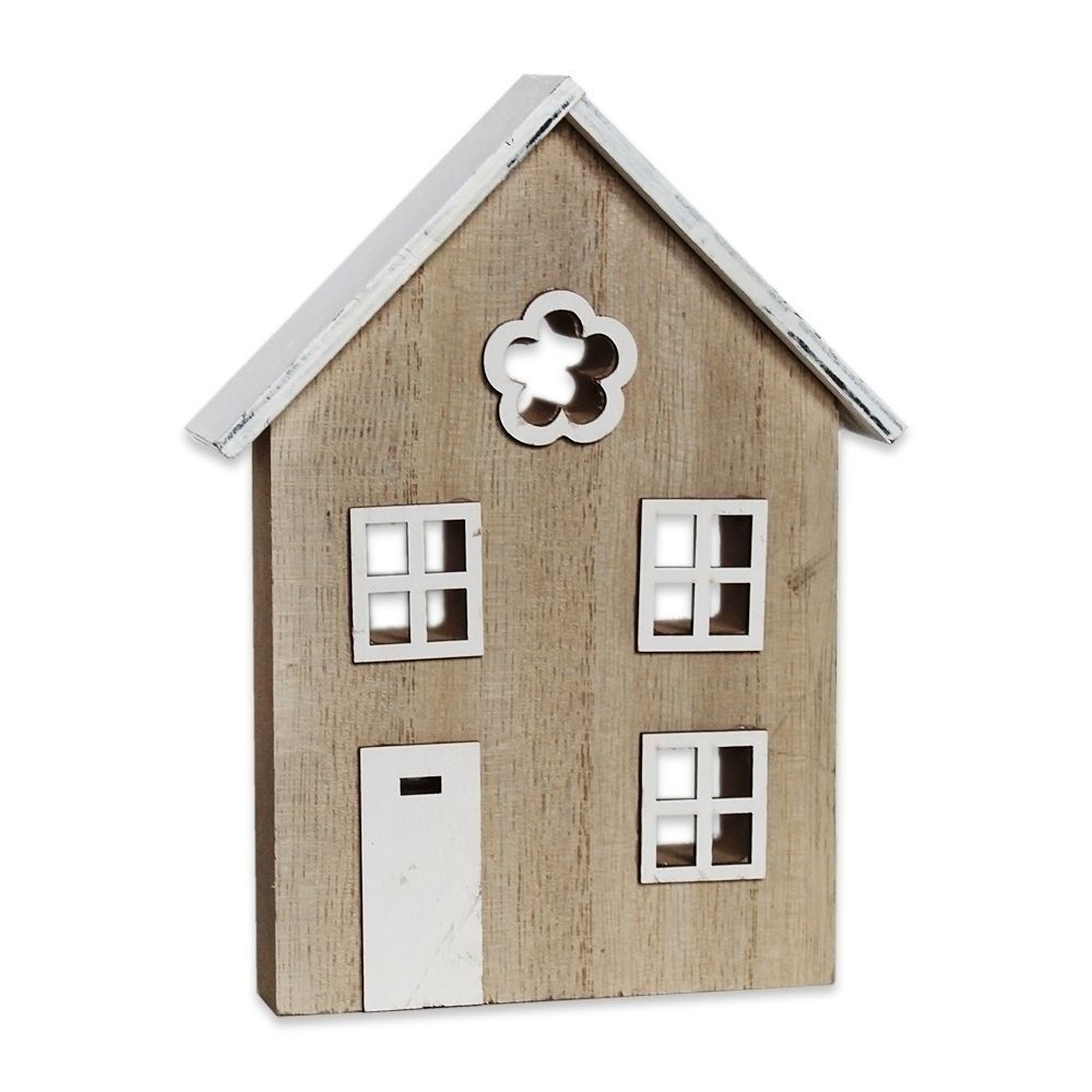 Domek dřevo 21,5 cm naturál