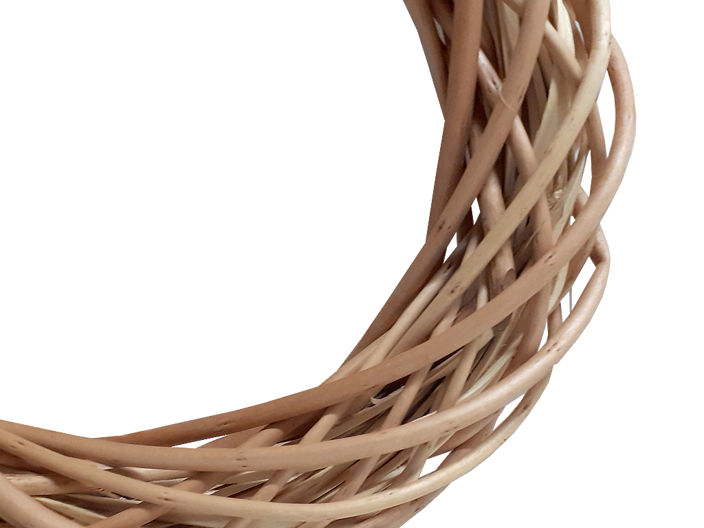 Věnec proutěný Ø 20 cm naturální