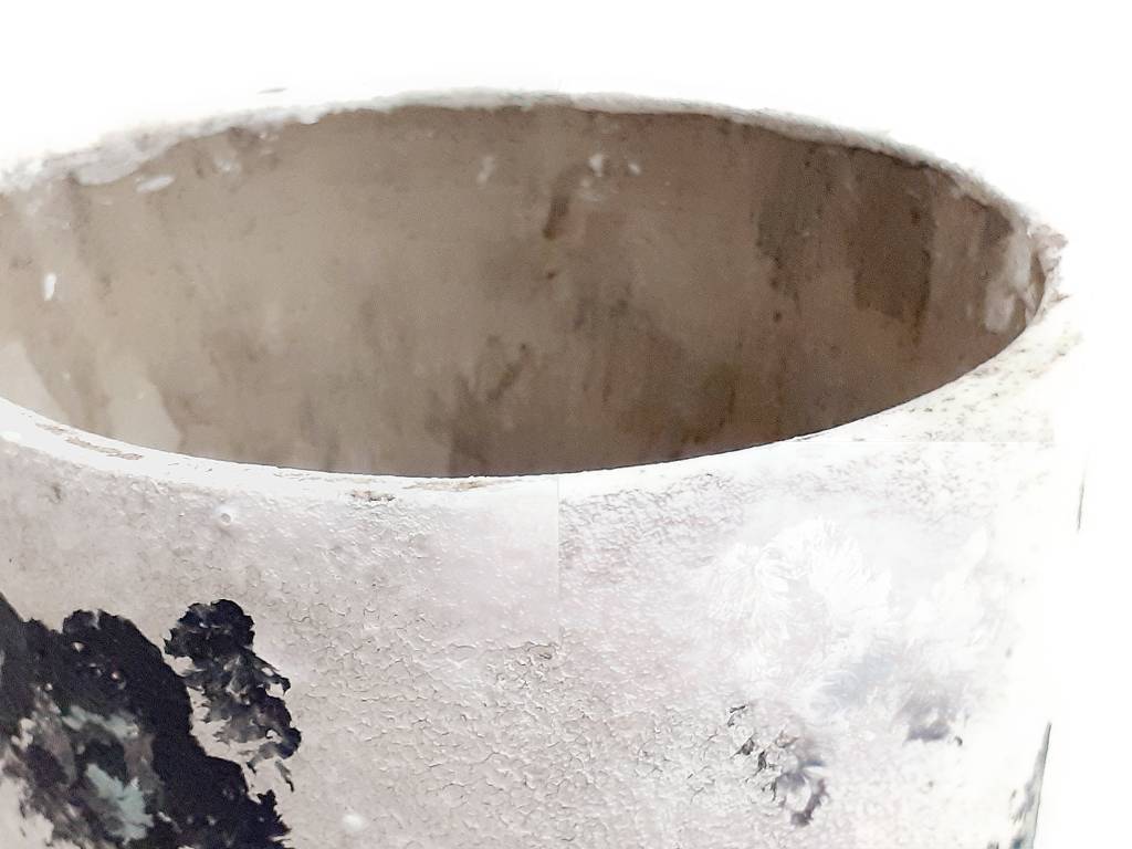 Cement obal 17 cm kulatý color