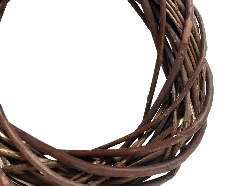 Věnec proutí 20cm proplétaný natural