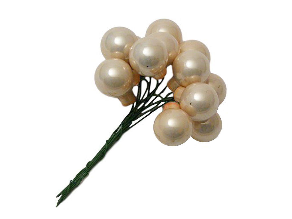 Koule zápich 2,5cm 144ks šamp.lesk BOX