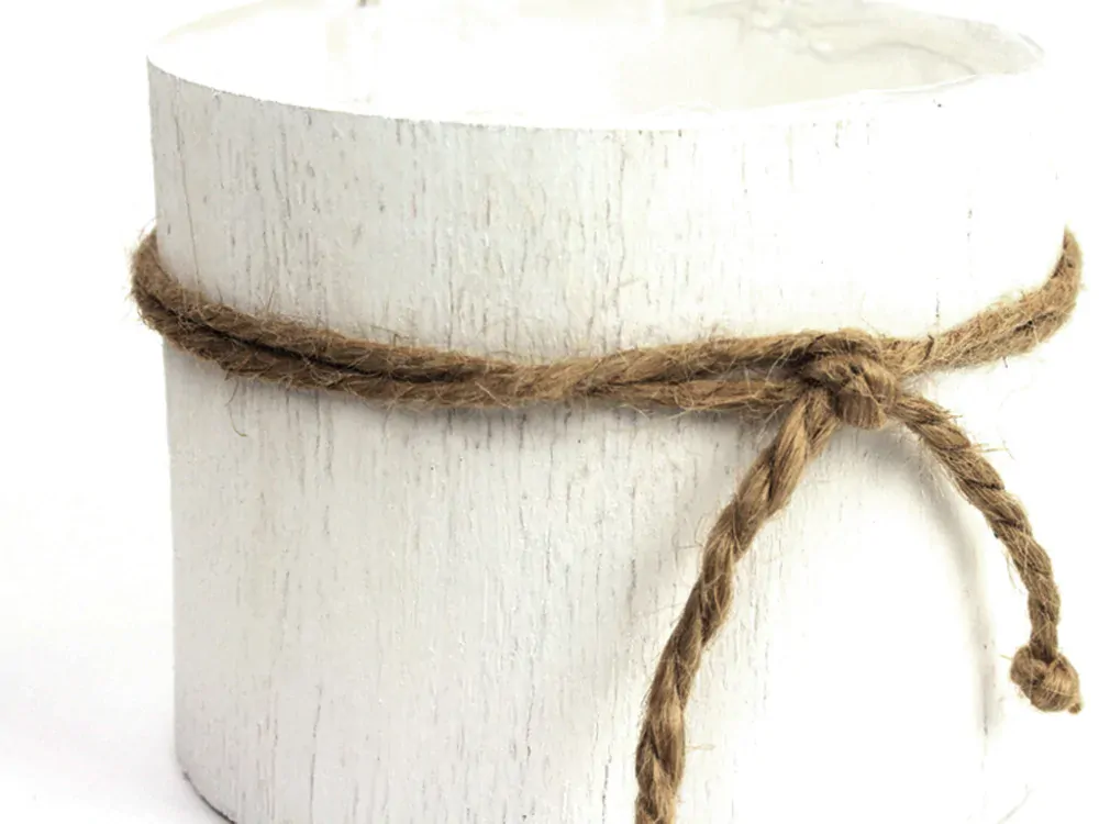 Obal dýhový ∅ 12 cm kulatý bílý 