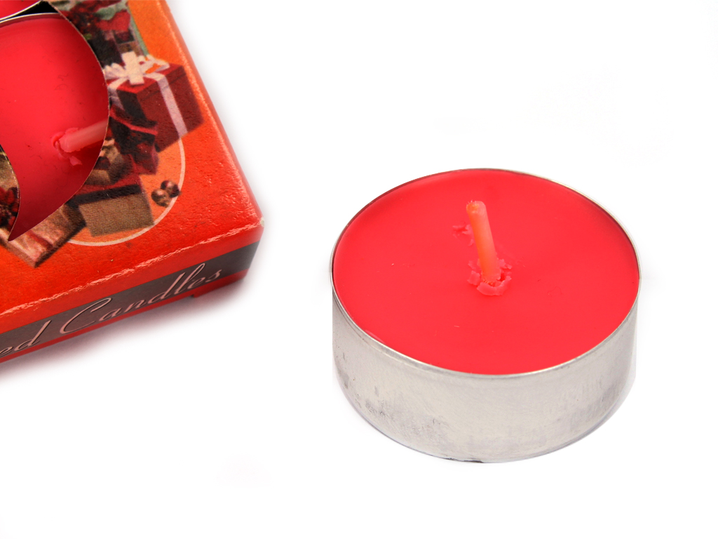 Svíčka čajová parfém BISPOL 00 MIX 4 cm 6 ks