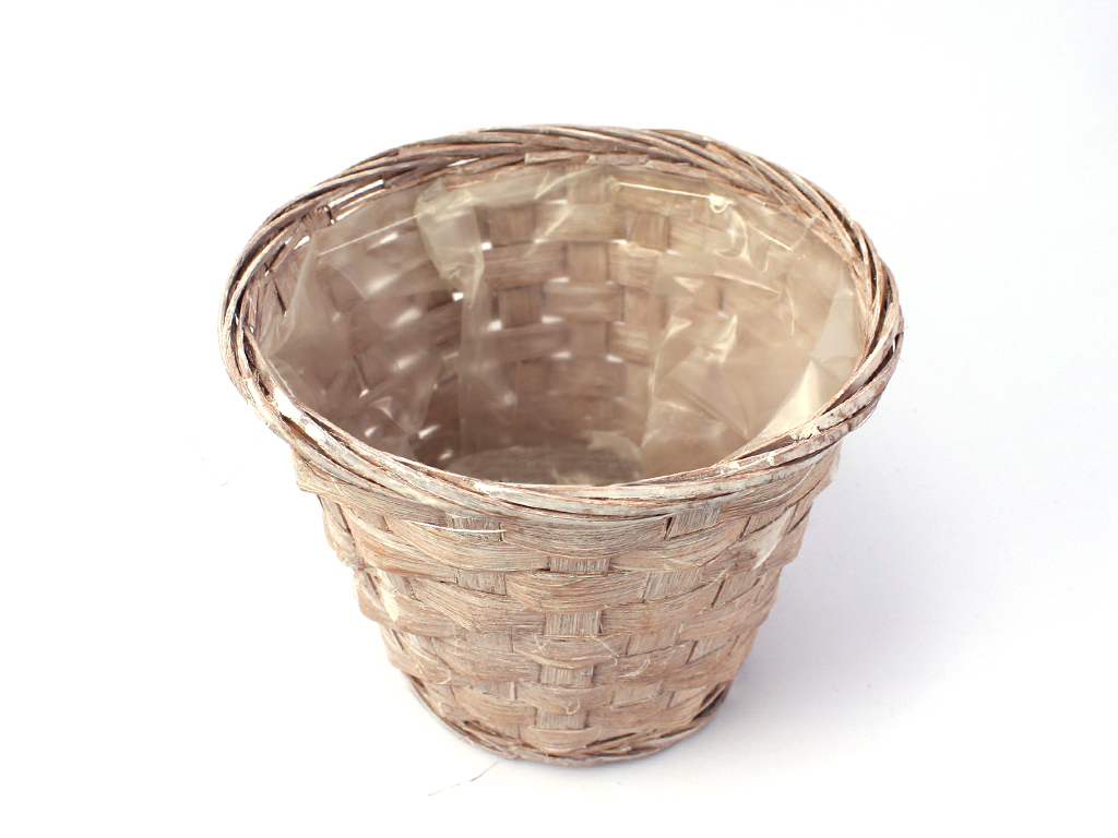 Obal proutí 18 cm kulatý hnědý