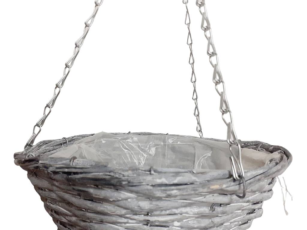 Obal proutěný závěsný ∅ 29 cm kužel color