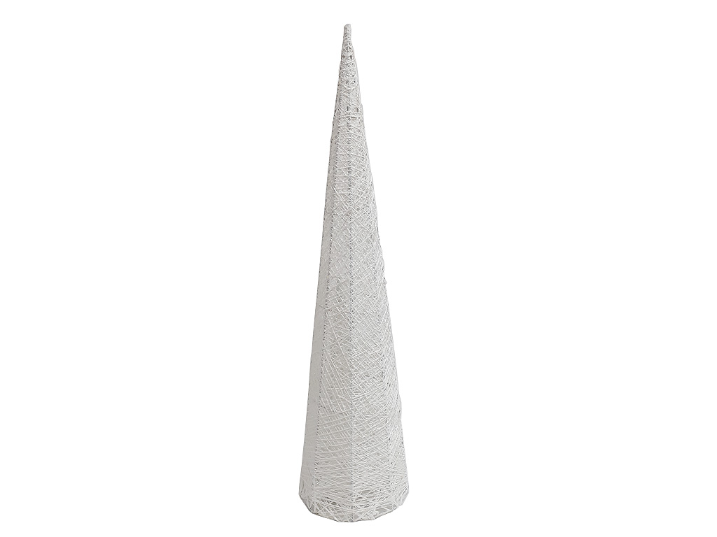 Kužel svítící zasněžený 80cm 40LED bílý