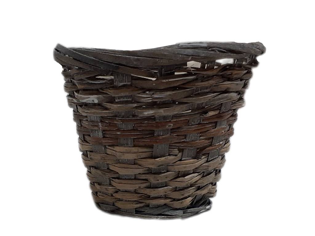 Obal proutí 12 cm kulatý šedý
