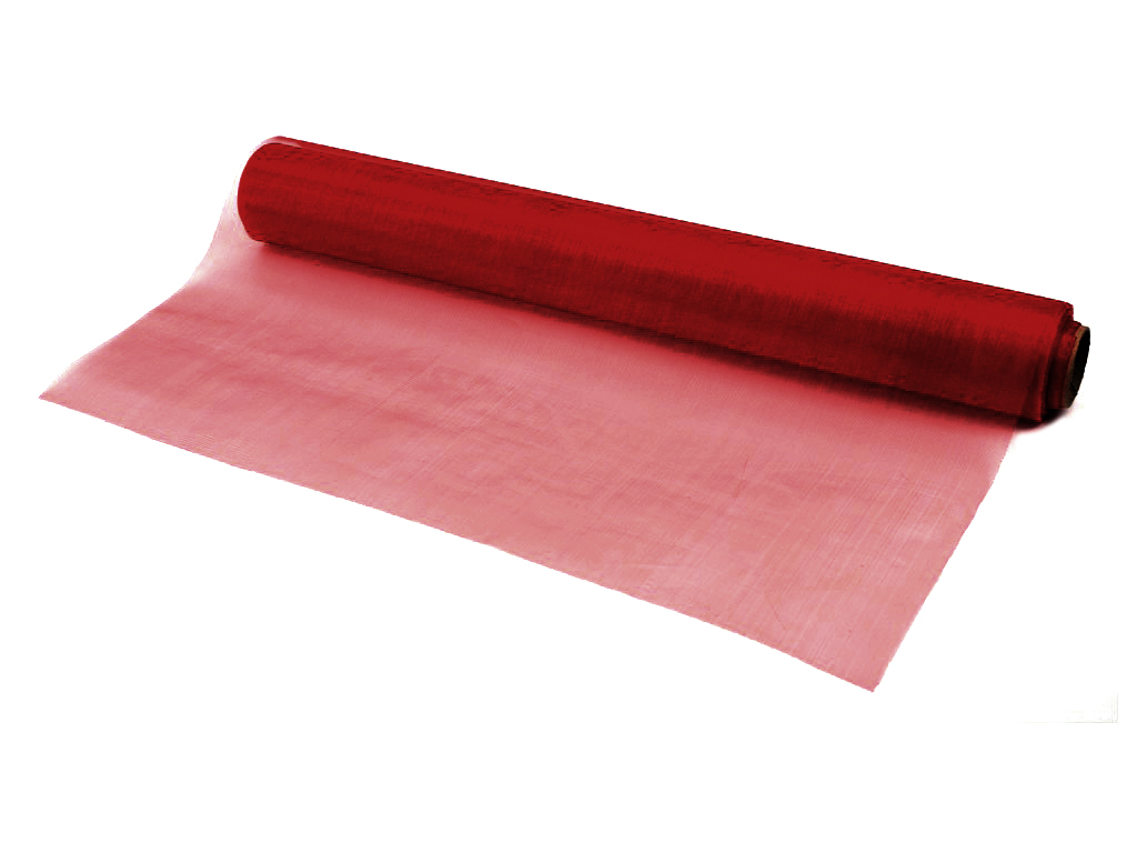 Stuha organza 35cm 9m červená