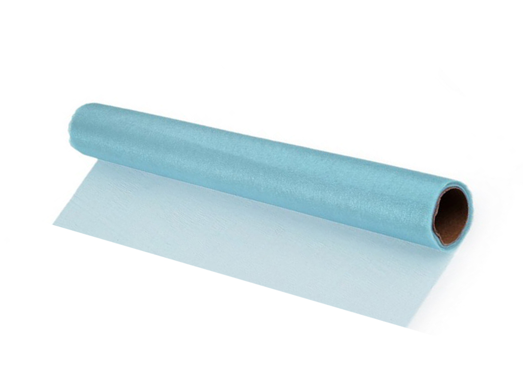 Stuha organza 35cm 9m sv.modrá