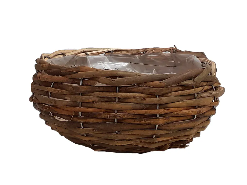 Obal proutí hnízdo 28 cm kulatý natural