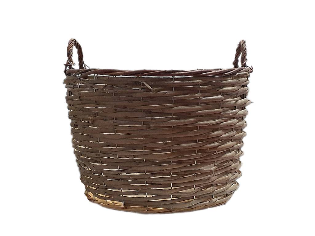 Obal proutí 26 cm kulatý s uchy natural
