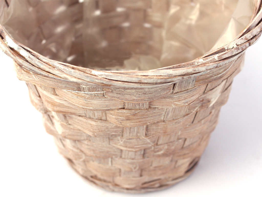 Obal proutí 18 cm kulatý hnědý