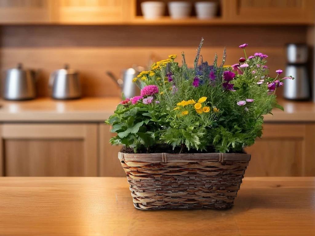 Truhlík proutí 23 cm x 12 cm ovál hnědý