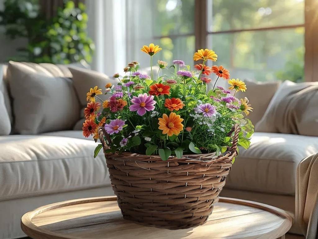 Obal proutí 28 cm kulatý s uchy natural
