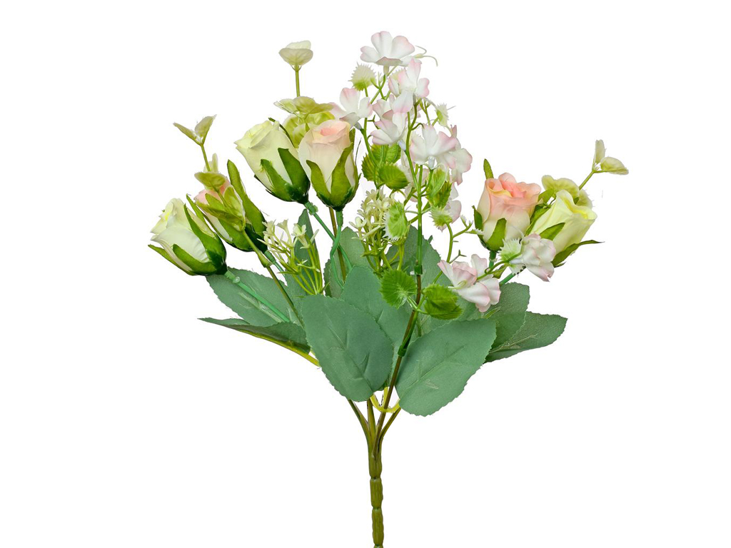 Kytička růže 31 cm oranžová