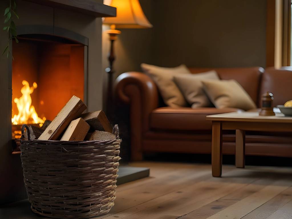 Obal proutí 31 cm kulatý s uchy natural