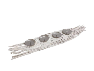 Adventní svícen,36cm x7cm obdélník col