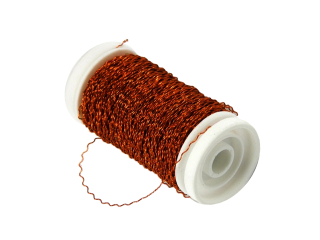 Drát aranžovací zvlněný cívka Ø 0,3 mm 50 g oranžový