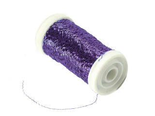Drát aranžovací zvlněný cívka Ø 0,3 mm 50 g fialový