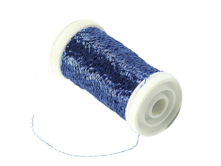 Drát aranžovací zvlněný cívka Ø 0,3 mm 50 g modrý