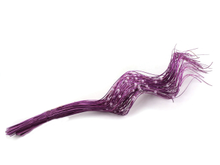 Curly ting 60 cm s perličkou tmavě fialová