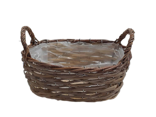 Obal proutí 29 cm x 24 cm ovál natural