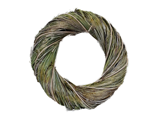 Věnec proutěný Ø 34 cm zelený