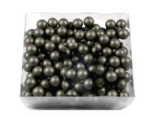 Koule zápich 2cm 144ks šedá mat.