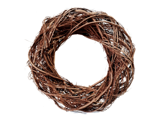 Věnec proutěný Ø 35 cm naturální