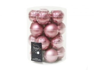 Ozdoba koule 6cm 20ks červená