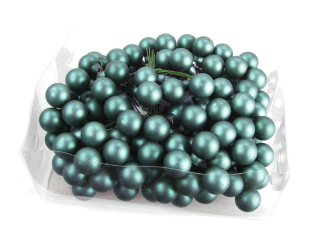Koule zápich 2cm 144ks sv.tyrkys mat BOX