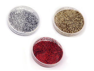 Posypy glitter 10 g 3 ks color