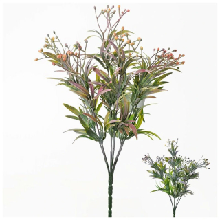 Větvička barevné bobulky 34cm mix barev