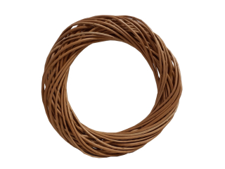Věnec proutěný Ø 25 cm loupaný naturální