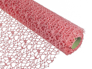 Role star mesh 50cm 5yd starorůžová