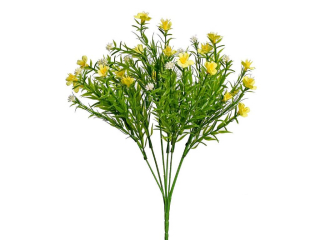 Větvička žluté kvítky 34cm