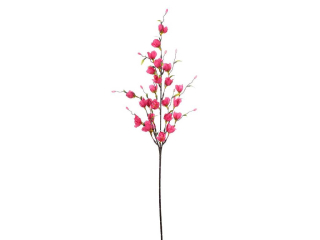 Větev třešeň 65cm tmavě růžová