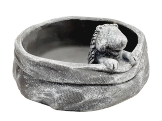 Obal s ježkem beton 19 cm kulatý