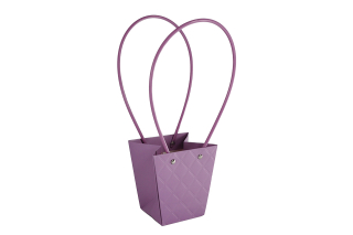 Flower box taška 10 ks 12 x 12,5 cm lila