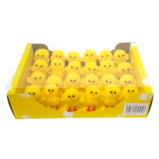 Kuřátka přízdoba 5 cm 24 ks